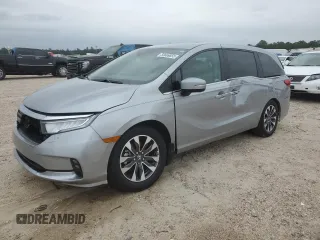 2024 Honda Odyssey EX-L with VIN 5FNRL6H63RB046690, listed as a Copart auction lot 55669855 with 7,829 mi miles and Salvage Title. Bid and sale history available at DreamBid. Image 1.