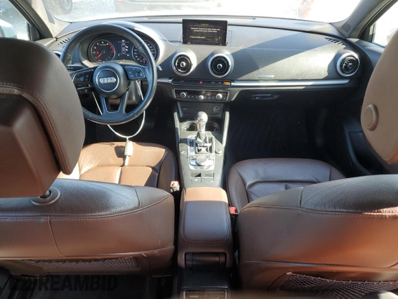 2018 Audi A3 Premium with VIN WAUB8GFF8J1044293, listed as a Copart auction lot 48310515 with 126,881 mi miles and Salvage Title. Bid and sale history available at DreamBid. Image 8.