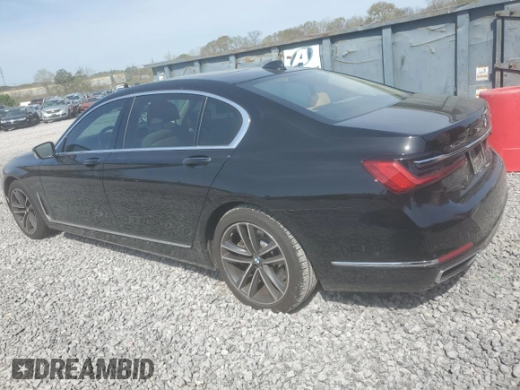 2021 BMW 7 Series 750i xDrive with VIN WBA7U2C07MCG34372, listed as a Copart auction lot 50639425 with 44,120 mi miles and Clean Title. Bid and sale history available at carsss.com. Image 2.