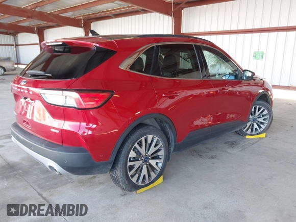 2020 Ford Escape Titanium Hybrid z VIN 1FMCU9DZ1LUC19346, wystawiony jako IAAI lot #41597142 z przebiegiem 75 945 mil mil oraz . Historia ofert i sprzedaży dostępna na DreamBid. Obrazek 4.