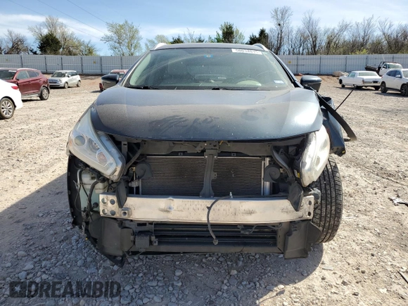 2017 Nissan Murano SL with VIN 5N1AZ2MG5HN120674, listed as a Copart auction lot 50034015 with 83,393 mi miles and Salvage Title. Bid and sale history available at DreamBid. Image 5.