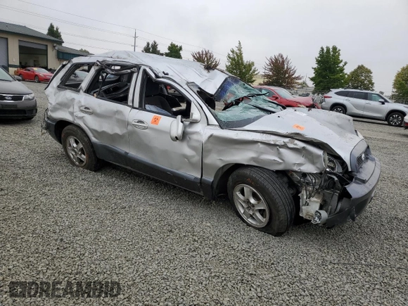 2003 Hyundai Santa Fe GLS with VIN KM8SC73D03U458797, listed as a Copart auction lot 69877294 with 0 mi miles and Salvage Title. Bid and sale history available at carsss.com. Image 4.