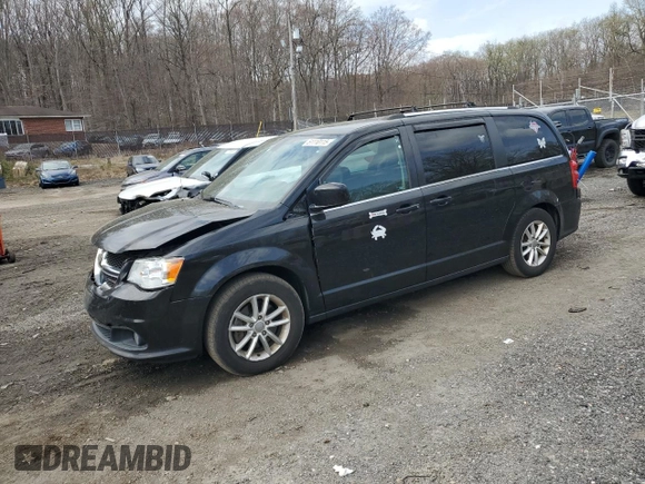 2018 Dodge Grand Caravan SXT with VIN 2C4RDGCG7JR307363, listed as a Copart auction lot 51110115 with 124,812 mi miles and Salvage Title. Bid and sale history available at DreamBid. Image 1.
