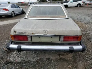 1982 Mercedes-Benz 380 with VIN WDBBA45A7CB016184, listed as a Copart auction lot 72085954 with 251,411 mi miles and Salvage Title. Bid and sale history available at carsss.com. Image 6.