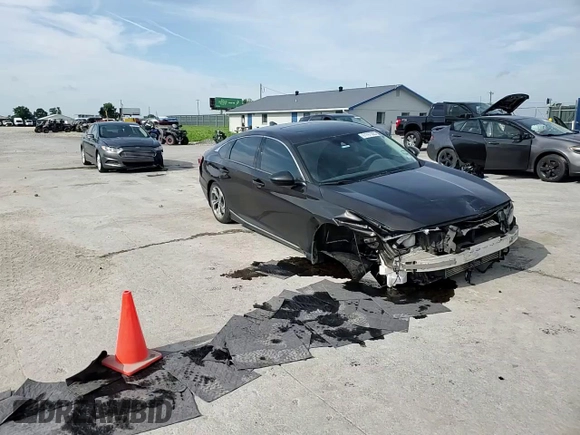 2018 Honda Accord EX with VIN 1HGCV1F48JA102920, listed as a Copart auction lot 61797325 with 59,042 mi miles and Salvage title. Bid and sale history available at DreamBid. Image 14.