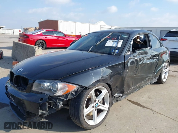2010 BMW 1 Series 135i with VIN WBAUC7C52AVK81194, listed as a IAAI auction lot 41801510 with 123,925 mi miles and . Bid and sale history available at carsss.com. Image 6.