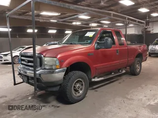 2002 Ford Super Duty F-250 XL with VIN 1FTNX21L82EA87027, listed as a IAAI auction lot 41893004 with 214,580 mi miles. Bid and sale history available at carsss.com. Image 17.