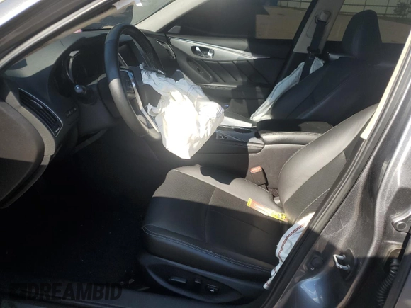 2021 Infiniti Q50 Luxe z VIN JN1EV7BP9MM702393, wystawiony jako Copart lot #55687435 z przebiegiem Nie podano mil oraz Czysty tytuł • Clean title. Historia ofert i sprzedaży dostępna na DreamBid. Obrazek 7.