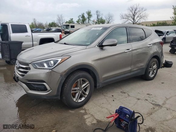 2017 Hyundai Santa Fe Sport 2.4L with VIN 5NMZT3LB7HH043999, listed as a Copart auction lot 53559235 with 119,595 mi miles and Clean Title. Bid and sale history available at carsss.com. Image 1.