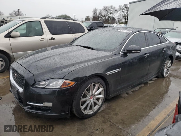 2016 Jaguar XJ R-Sport with VIN SAJWA1C70G8W02383, listed as a Copart auction lot 43961645 with 43,719 mi miles and Salvage title. Bid and sale history available at DreamBid. Image 1.