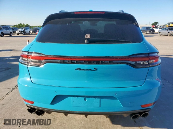 2020 Porsche Macan S with VIN WP1AB2A50LLB35727, listed as a Copart auction lot 54169925 with 24,753 mi miles and Salvage title. Bid and sale history available at DreamBid. Image 6.