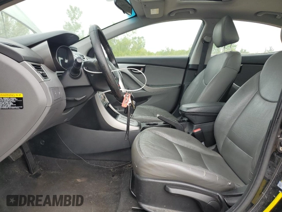 2011 Hyundai Elantra Limited z VIN 5NPDH4AE3BH050764, wystawiony jako Copart lot #57466815 z przebiegiem 157 991 mil mil oraz Czysty tytuł • Clean title. Historia ofert i sprzedaży dostępna na DreamBid. Obrazek 7.
