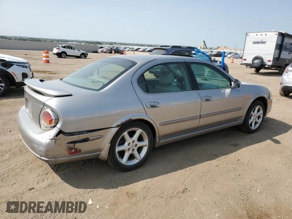 2002 Nissan Maxima GLE z VIN JN1DA31A62T000726, wystawiony jako Copart lot #71235864 z przebiegiem 219 647 mil mil oraz Szkoda całkowita • Salvage title. Historia ofert i sprzedaży dostępna na DreamBid. Obrazek 3.