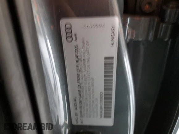 2018 Audi A3 Sedan Premium with VIN WAUAUGFF7J1008263, listed as a Copart auction lot 37766814 with 58,599 mi miles and Salvage Title. Bid and sale history available at carsss.com. Image 12.