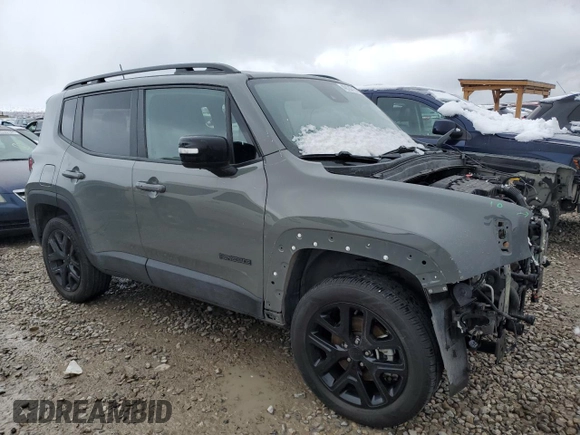 2022 Jeep Renegade Altitude z VIN ZACNJDE19NPN68225, wystawiony jako Copart lot #49124715 z przebiegiem 63 418 mil mil oraz Szkoda całkowita • Salvage title. Historia ofert i sprzedaży dostępna na DreamBid. Obrazek 4.