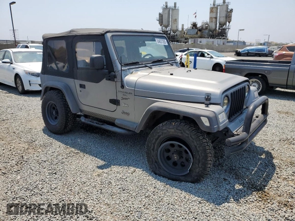 2001 Jeep Wrangler Sport с VIN 1J4FA49S41P353878, выставлен на аукционе Copart как лот 64637385 с пробегом 166 642 миль миль и Списание • Salvage title. История ставок и продаж доступна на DreamBid. Изображение 4.