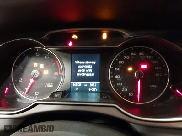 2013 Audi allroad A6 V8 with VIN WA1UFBFL0DA235358, listed as a IAAI auction lot 41323163 with 143,129 mi miles and . Bid and sale history available at DreamBid. Image 7.
