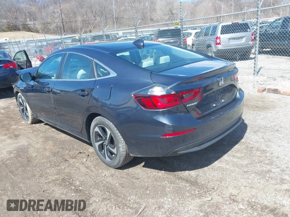 2021 Honda Insight EX with VIN 19XZE4F5XME003262, listed as a IAAI auction lot 41875669 with 43,005 mi miles and . Bid and sale history available at carsss.com. Image 3.