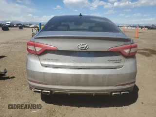 2015 Hyundai Sonata Limited z VIN 5NPE34AB5FH163789, wystawiony jako Copart lot #53722105 z przebiegiem 89 558 mil mil oraz Szkoda całkowita • Salvage title. Historia ofert i sprzedaży dostępna na DreamBid. Obrazek 6.