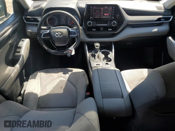 2021 Toyota Highlander L z VIN 5TDCZRBHXMS066424, wystawiony jako Copart lot #54493085 z przebiegiem 152 726 mil mil oraz Czysty tytuł • Clean title. Historia ofert i sprzedaży dostępna na DreamBid. Obrazek 8.