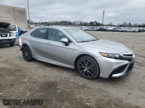 2021 Toyota Camry SE Nightshade with VIN 4T1G11AK4MU564004, listed as a Copart auction lot 47762515 with 144,293 mi miles and Salvage Title. Bid and sale history available at carsss.com. Image 4.