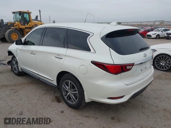 2020 Infiniti QX60 Pure with VIN 5N1DL0MN2LC531102, listed as a IAAI auction lot 41918887 with 55,284 mi miles and . Bid and sale history available at DreamBid. Image 3.