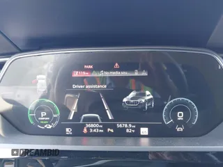 2022 Audi e-tron Premium Plus with VIN WA1LAAGE1NB008616, listed as a IAAI auction lot 42723244 with 36,800 mi miles and . Bid and sale history available at DreamBid. Image 7.