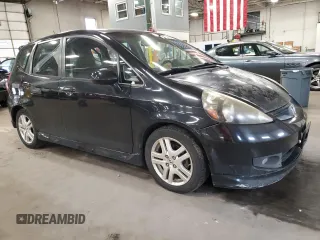 2008 Honda Fit Sport with VIN JHMGD386X8S058001, listed as a Copart auction lot 72388914 with 174,132 mi miles and Salvage Title. Bid and sale history available at carsss.com. Image 4.