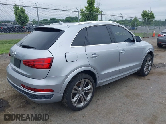 2016 Audi Q3 Prestige with VIN WA1FFCFS9GR007872, listed as a IAAI auction lot 42541509 with 86,187 mi miles and . Bid and sale history available at DreamBid. Image 4.