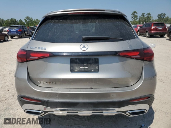 2023 Mercedes-Benz GLC with VIN W1NKM4GBXPU017525, listed as a Copart auction lot 68324504 with 30,059 mi miles and Salvage Title. Bid and sale history available at carsss.com. Image 6.