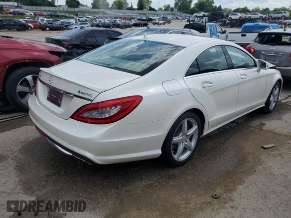 2014 Mercedes-Benz CLS-Class CLS 550 with VIN WDDLJ9BB7EA103615, listed as a Copart auction lot 57481104 with 70,321 mi miles and Salvage Title. Bid and sale history available at carsss.com. Image 3.