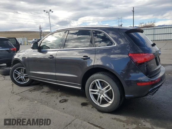 2014 Audi Q5 Premium Plus with VIN WA1DGAFP7EA113642, listed as a Copart auction lot 81185514 with 48,038 mi miles and Salvage Title. Bid and sale history available at carsss.com. Image 2.