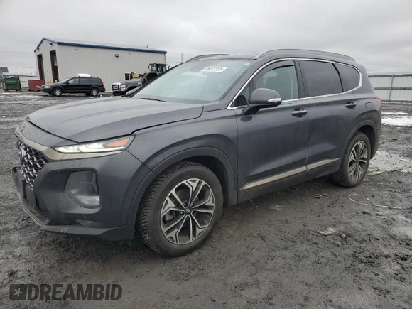 2020 Hyundai Santa Fe Limited with VIN 5NMS5CAA8LH213883, listed as a Copart auction lot 88423355 with 55,410 mi miles and Salvage Title. Bid and sale history available at carsss.com. Image 1.