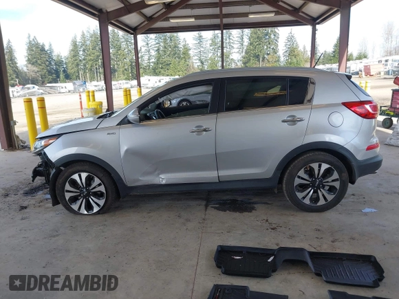 2013 Kia Sportage SX with VIN KNDPCCA69D7529910, listed as a IAAI auction lot 41414560 with 101,769 mi miles and . Bid and sale history available at carsss.com. Image 15.