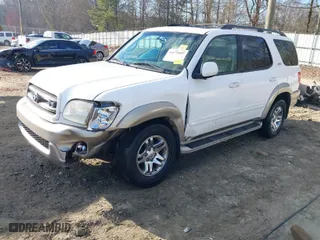2004 Toyota Sequoia SR5 with VIN 5TDZT34A24S213103, listed as a IAAI auction lot 41675097 with 225,509 mi miles. Bid and sale history available at carsss.com. Image 2.