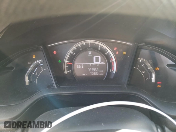 2016 Honda Civic Sedan LX with VIN 19XFC2F54GE000987, listed as a Copart auction lot 47181615 with 93,958 mi miles and Salvage Title. Bid and sale history available at carsss.com. Image 9.