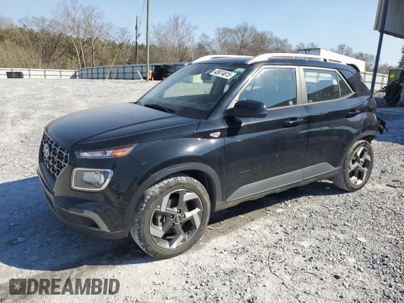 2021 Hyundai Venue SEL with VIN KMHRC8A32MU126490, listed as a Copart auction lot 48974615 with 48,857 mi miles and Salvage title. Bid and sale history available at DreamBid. Image 1.
