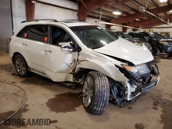 2013 Acura MDX Advance with VIN 2HNYD2H89DH001849, listed as a Copart auction lot 42214465 with Not Provided miles and Clean Title. Bid and sale history available at DreamBid. Image 4.