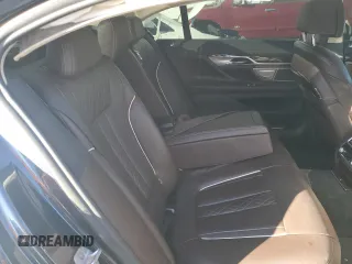2020 BMW 7 Series 750i xDrive with VIN WBA7U2C05LGM27144, listed as a Copart auction lot 77827854 with 0 mi miles and Salvage Title. Bid and sale history available at carsss.com. Image 10.