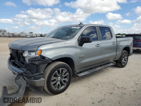 2024 Chevrolet Silverado 1500 RST with VIN 2GCPADED1R1201728, listed as a Copart auction lot 78177354 with 5,277 mi miles and Salvage Title. Bid and sale history available at carsss.com. Image 1.