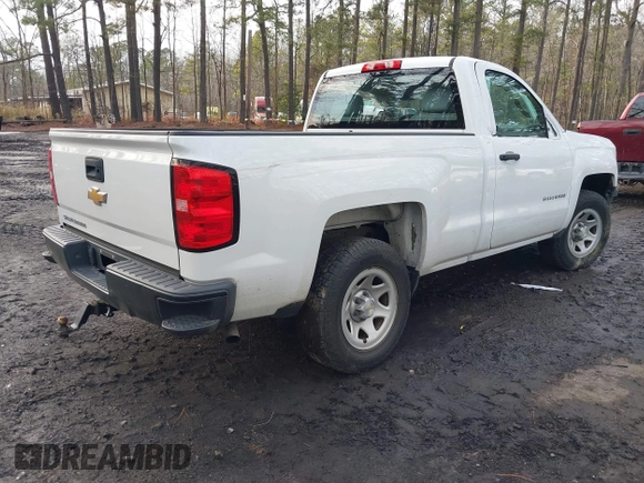 2015 Chevrolet Silverado 1500 Work Truck with VIN 1GCNCPEH6FZ345140, listed as a IAAI auction lot 41471183 with 130,686 mi miles and . Bid and sale history available at DreamBid. Image 4.