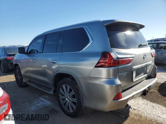 2016 Lexus LX 570 z VIN JTJHY7AXXG4202425, wystawiony jako Copart lot #45729455 z przebiegiem 156 666 mil mil oraz Szkoda całkowita • Salvage title. Historia ofert i sprzedaży dostępna na DreamBid. Obrazek 2.