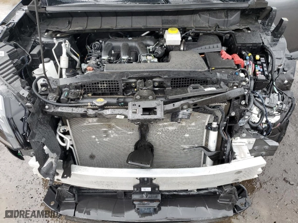 2024 Nissan Pathfinder SV with VIN 5N1DR3BC4RC227327, listed as a Copart auction lot 65517934 with 12,858 mi miles and Non Repairable. Bid and sale history available at carsss.com. Image 12.