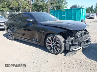 2022 BMW 4 Series M440i xDrive z VIN WBA13AW02NFL97513, wystawiony jako IAAI lot #42385642 z przebiegiem 33 827 mil mil oraz . Historia ofert i sprzedaży dostępna na DreamBid. Obrazek 1.