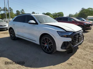 2019 Audi Q8 Prestige with VIN WA1FVAF17KD039031, listed as a Copart auction lot 52422685 with 62,099 mi miles and Salvage title. Bid and sale history available at DreamBid. Image 4.