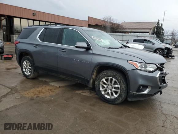 2019 Chevrolet Traverse LT Cloth with VIN 1GNERGKW0KJ277662, listed as a Copart auction lot 47574605 with 62,847 mi miles and Salvage Title. Bid and sale history available at carsss.com. Image 4.