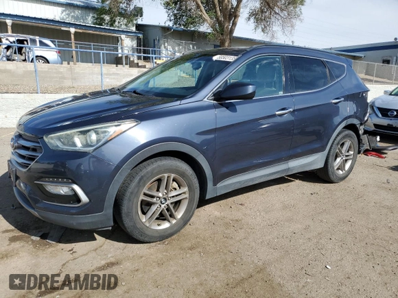 2017 Hyundai Santa Fe 2.4L with VIN 5NMZU3LB5HH012795, listed as a Copart auction lot 58503135 with 85,531 mi miles and Salvage title. Bid and sale history available at DreamBid. Image 1.