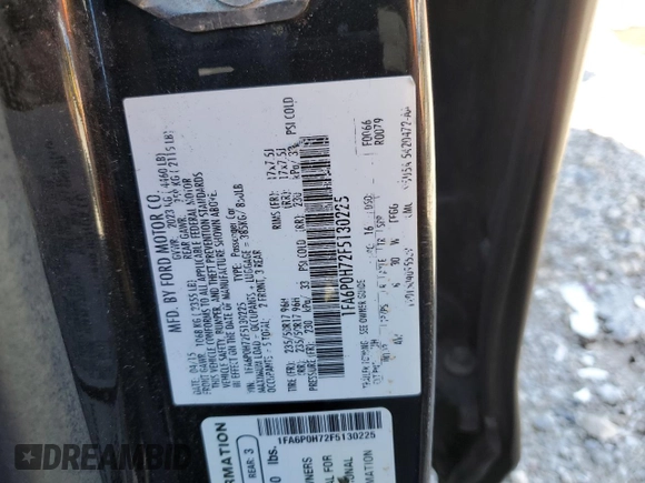 2015 Ford Fusion SE with VIN 1FA6P0H72F5130225, listed as a Copart auction lot 48493425 with 249,867 mi miles and Clean Title. Bid and sale history available at carsss.com. Image 15.
