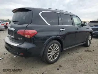 2015 Infiniti QX80 with VIN JN8AZ2NE0F9085926, listed as a Copart auction lot 51132465 with 187,900 mi miles and Salvage Title. Bid and sale history available at carsss.com. Image 3.