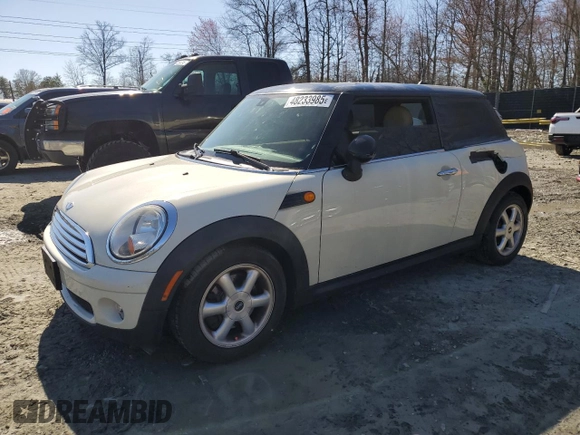 2008 MINI Hardtop with VIN WMWMF33508TT66699, listed as a Copart auction lot 48233985 with 88,817 mi miles and Salvage Title. Bid and sale history available at DreamBid. Image 1.